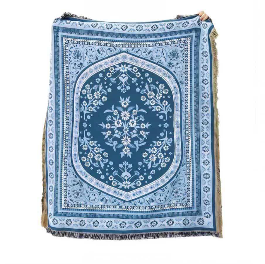 Blue Woven Tapestry