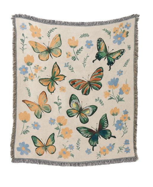 Butterfly Woven Tapestry