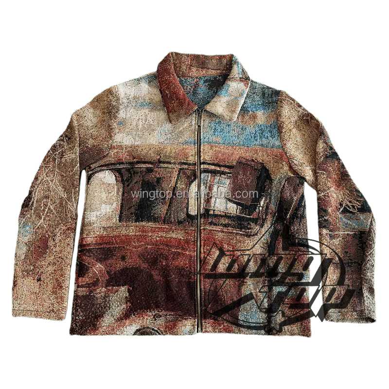 Jacquard Jacket Mens