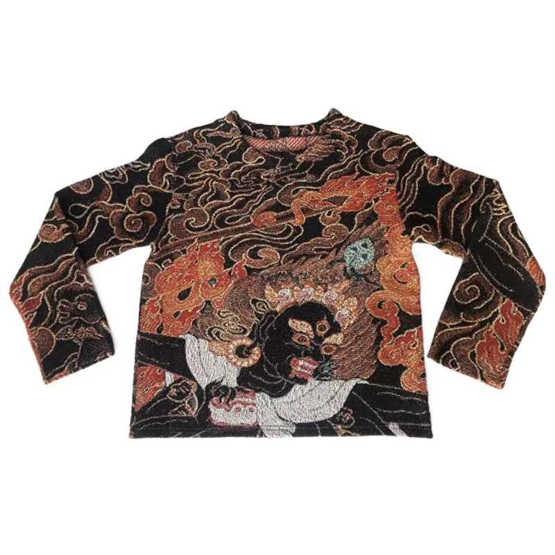 Woven Tapestry Sweater